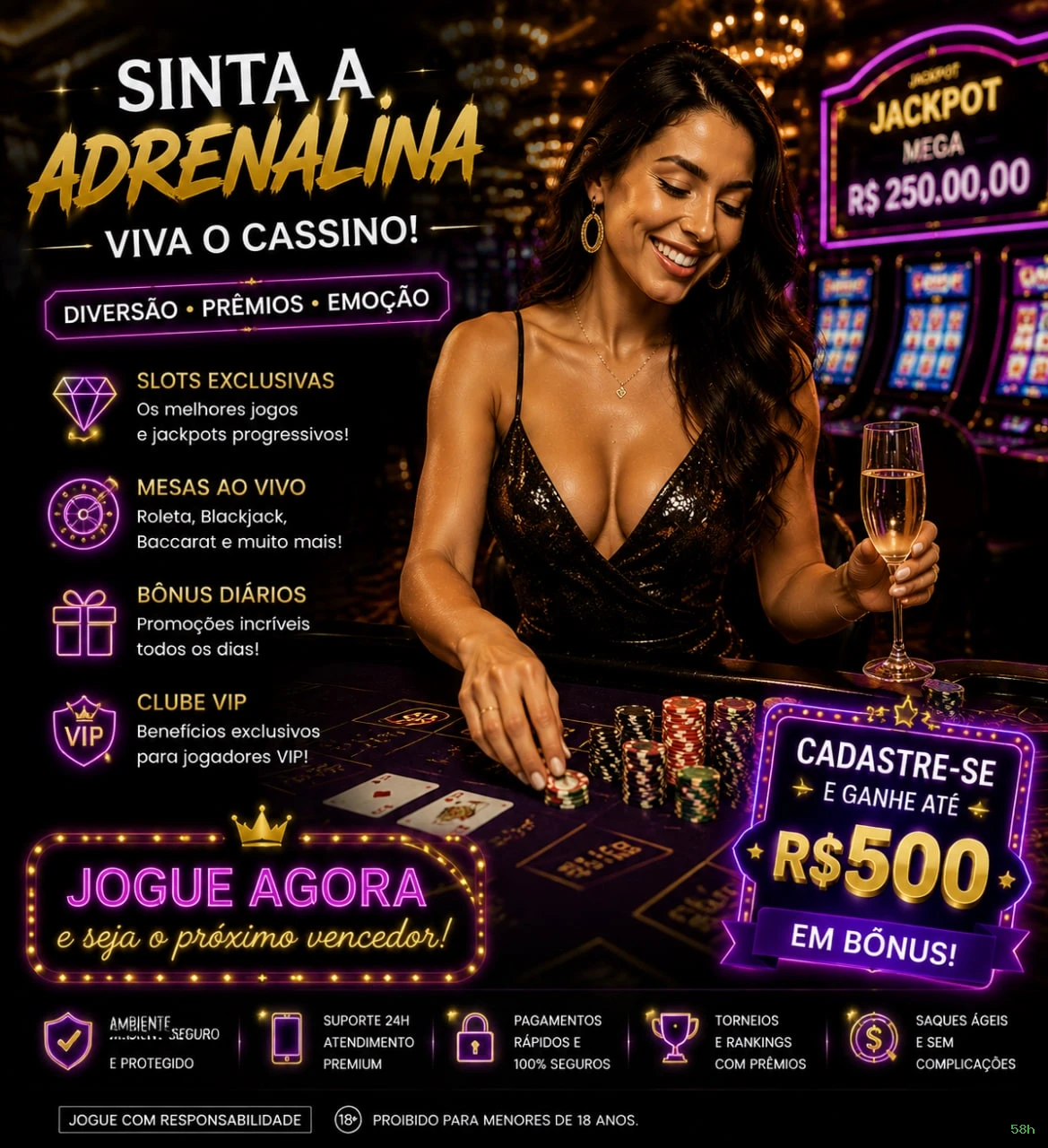 Página oficial da 58h no Facebook